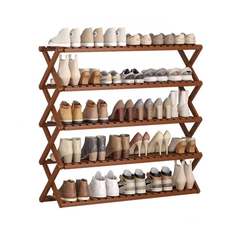 Bamboo Foldable Shelf Color, Brown