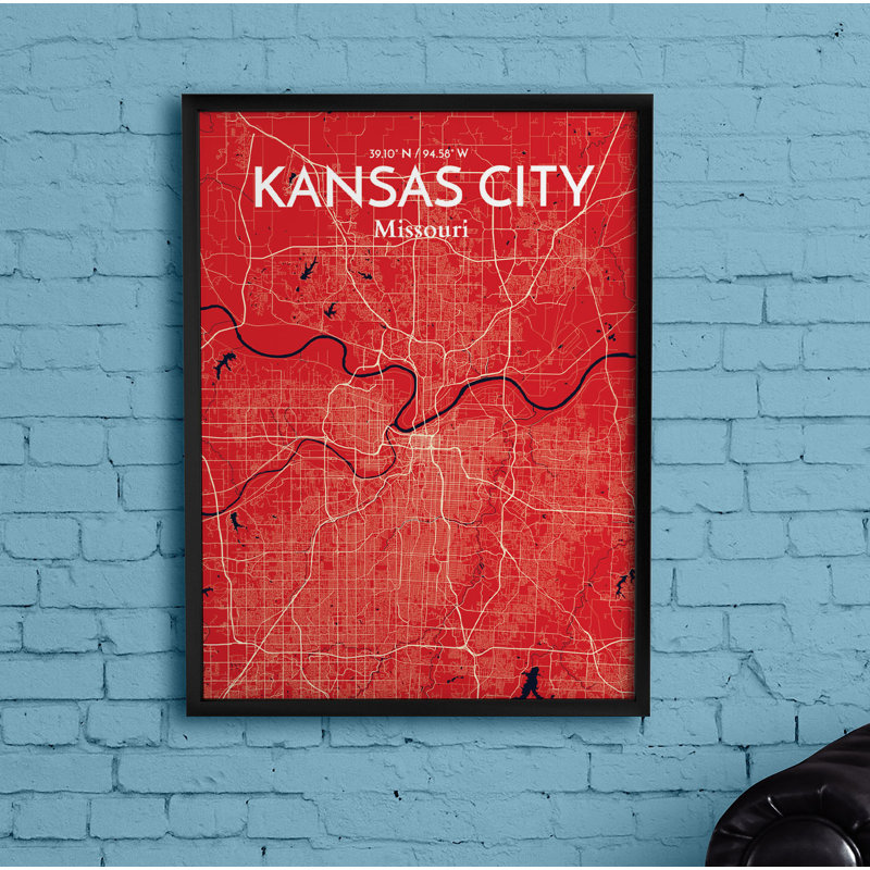Kansas City - No Frame Print, 91.4cm H x 61cm W x 0.13cm D