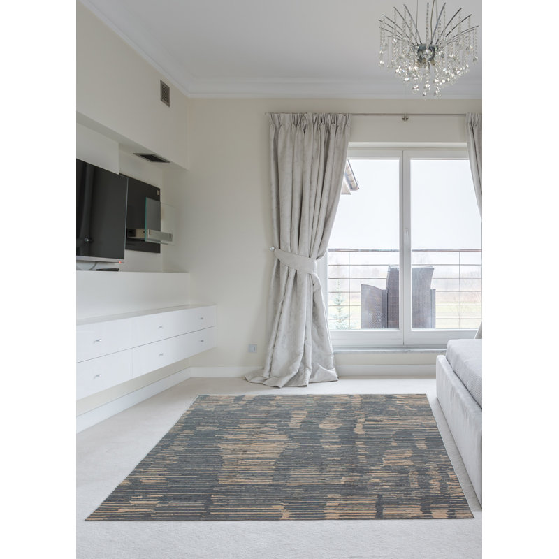 Tapis gris Tangier 7 pi 10 po x 9 pi 10 po