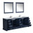 Dukes 84 in. W x 22 in. D Double Bath Vanity Faucet Set and Mirrors-66637696-113107807