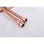Bidet de toilette en or rose - Modèle portatif en métal, jets multiples et brumisateur doux, résistant à la rouille et à la corrosion, installation simple pour deux réglages, amélioration de l'hygiène, installation facile