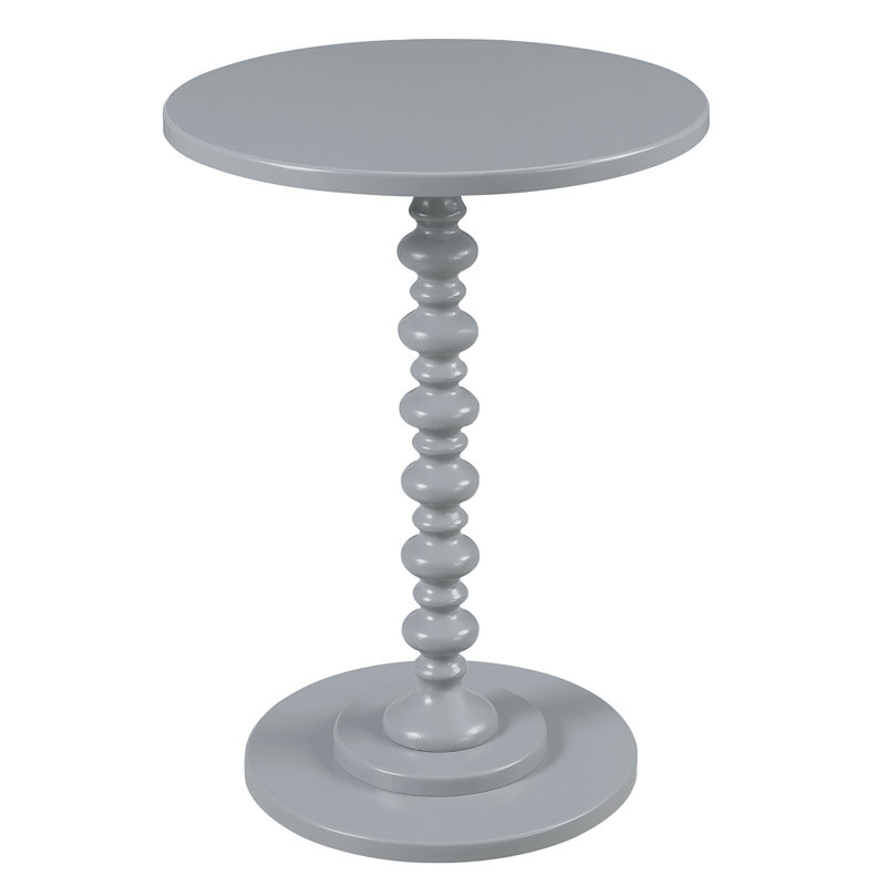 Table de bout à pied tourné Pettegrow, Gris