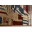 Tapis marocain abstrait noué à la main 7 x 9