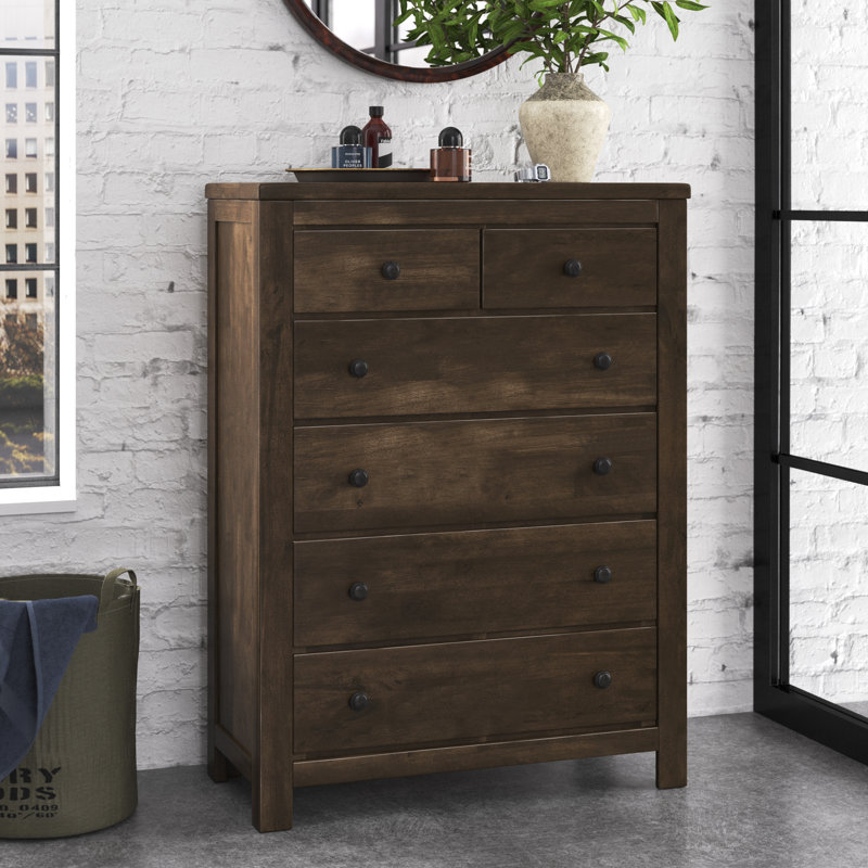Ensemble de chambre à coucher configurable standard en bois massif 5 pièces Geohagan