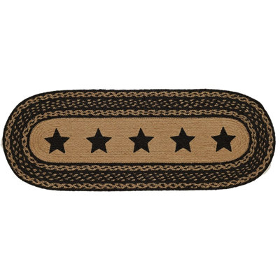 Anzla Geometric Oval Table Runner