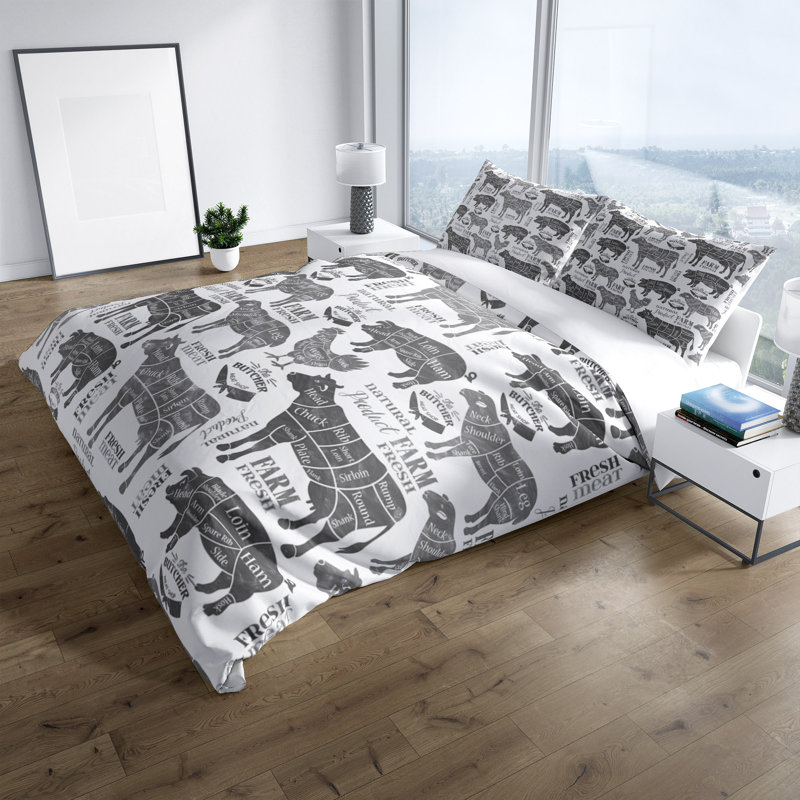Polyester Duvet Cover, Queen Duvet Cover + 2 Shams