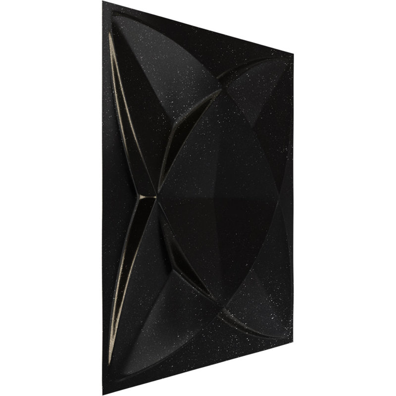 Panneau mural décoratif 3D EnduraWall l 19 5/8 po x H 19 5/8 po, galaxie métallique texturée (couvre 2,67 pieds carrés)