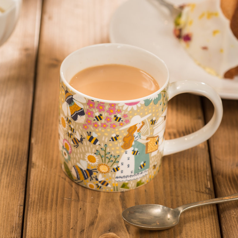 Bee Keeper Bone China Coffee Mug