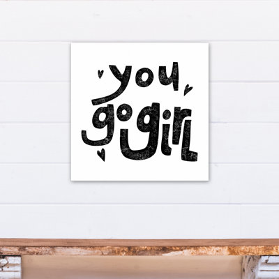 Art encadré « you go fille » Madore