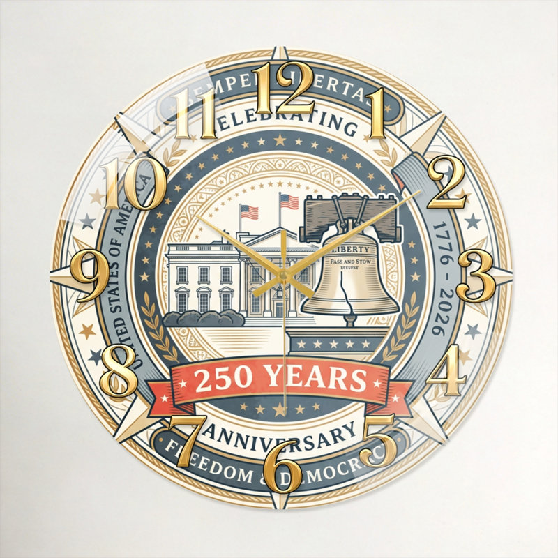 American Heritage USA 250th Anniversary Merchandise Modern, 60 x 60 cm (23,6 x 23,6 pouces)