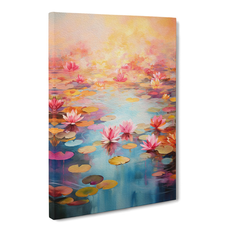 Pond Colour Field - No Frame Print, 76cm H x 50cm W x 3cm D