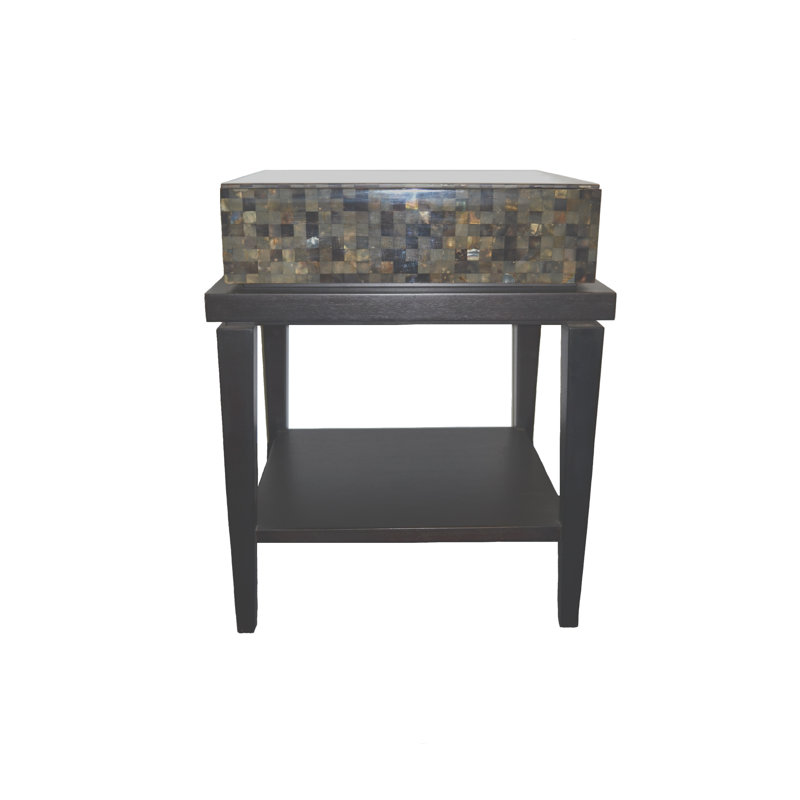 Fiji 20'' W Wood Nightstand, Espresso