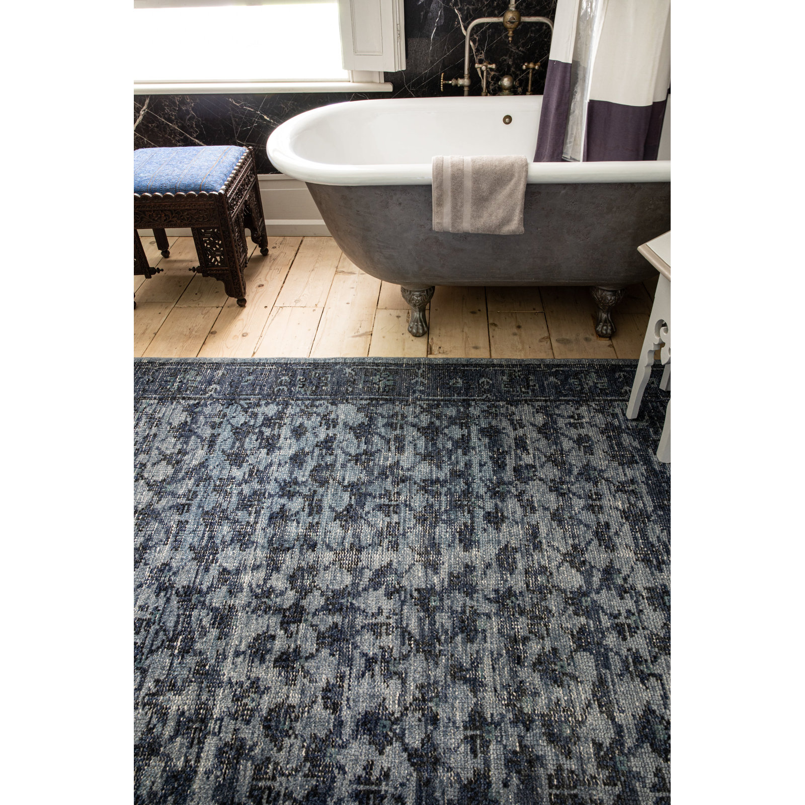 Handmade Rug, Rectangle 7'6" x 9'6"