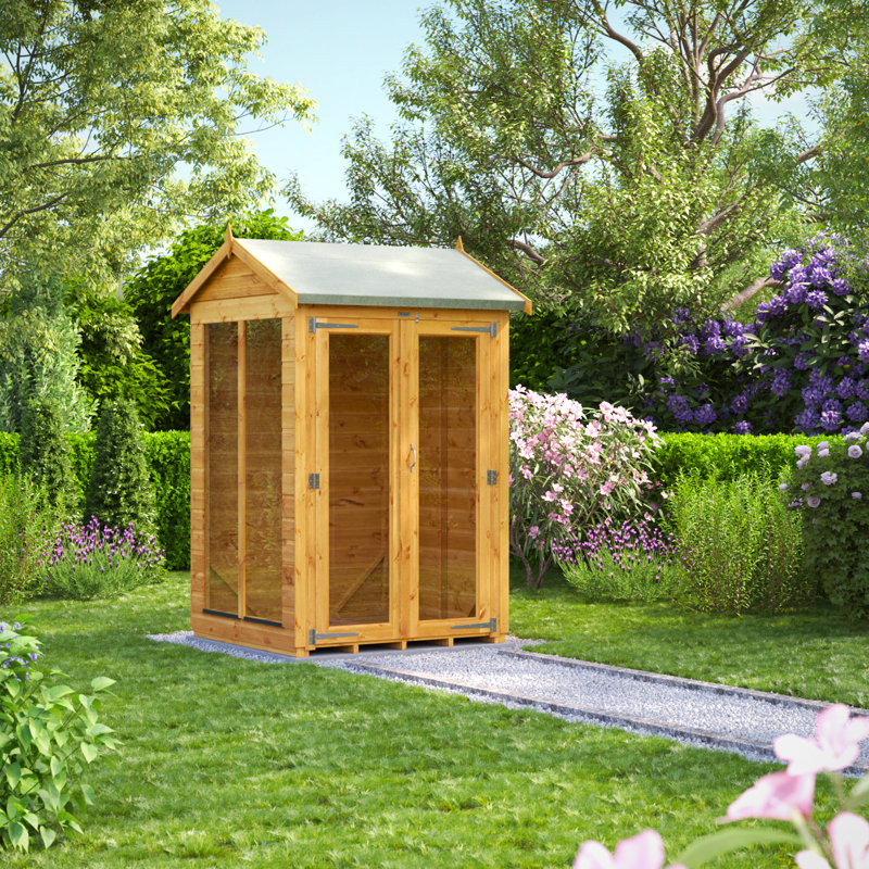 Powersheds 4 x 4ft Timber Tongue & Groove Apex Summerhouse