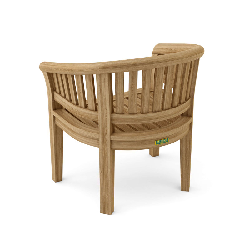 Curve Outdoor Teak Lounge Chair