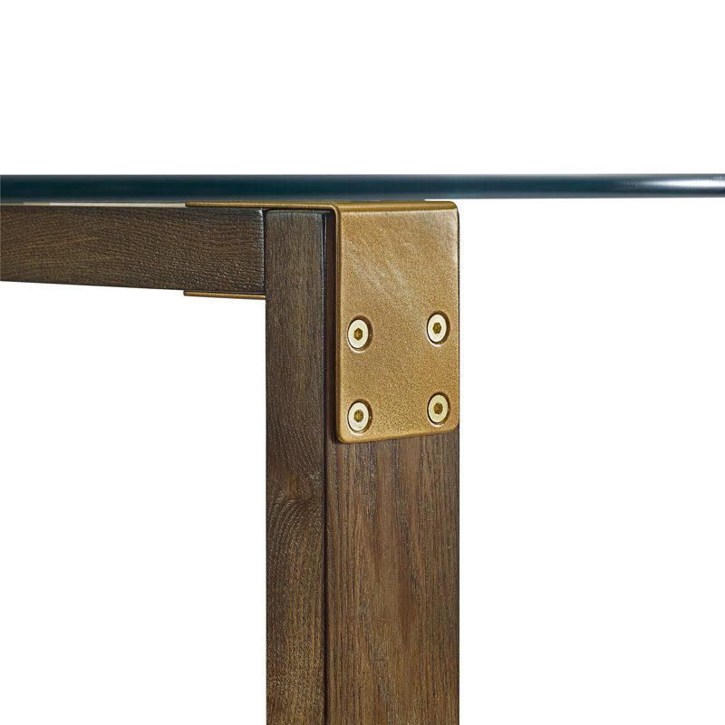 Arsos Round Glass Top Dining Table