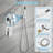 16 Inch Ceiling Mounted Shower System Rain Mixer Shower Combo Set Shower Head with Hand Shower-102381063