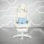  Fauteuil de jeu avec repose-pieds White Bunny