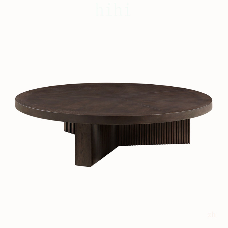 Table basse Calmam noire lustrée et chromée avec plateau relevable, idéale pour les espaces de vie modernes et élégants.