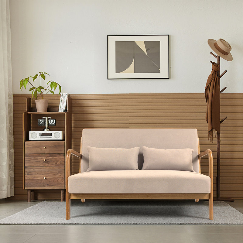 Fauteuil rembourré, Beige