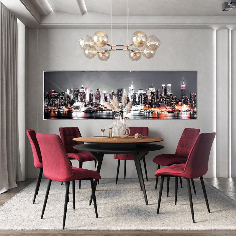 Wacousta Walnut Round Solid Wood Base Dining Table