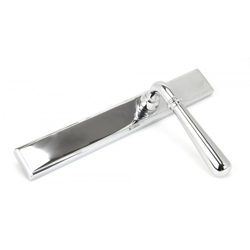 Newbury Door Handle, Polished Chrome