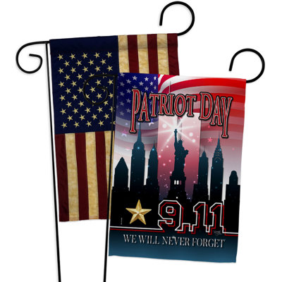 Double Sided 18.5'' H x 13'' W Polyester Garden Flag