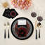 Christmas Berries Red White Vegan Leather Round Coasters-1725225291