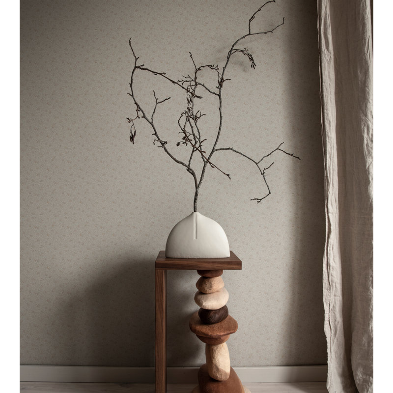 Rouleau de papier peint L 33 pi x l 20,86 po Jordnara Stella, Vert sauge