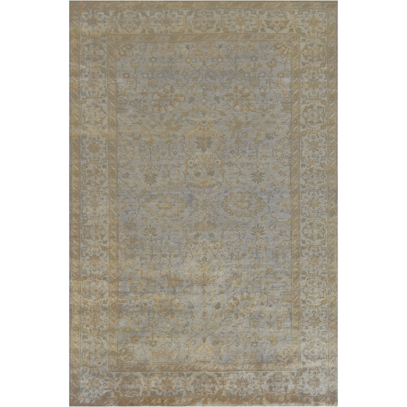Tapis beige en laine Handwowen