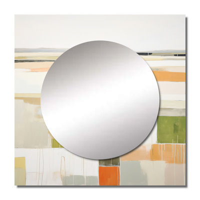 Shadona - Abstract Square Mirror Wall Art For Bathroom