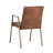 Faux Leather Armchair - Brown-2093901870