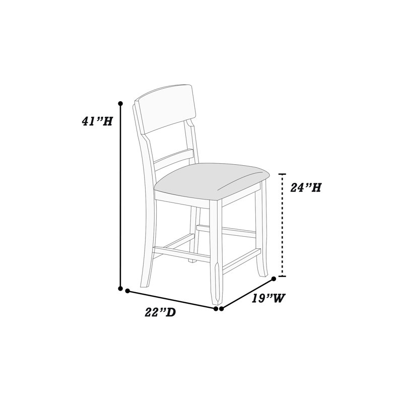 Chaise haute blanche antique pour 2 personnes avec salle à manger avec dossier et siège rembourré en tissu doux, Blanc