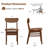 Anne Solid Wood Extendable Dining Table And Chair Set – 3-In-1 Expandable, Fas-Grade Rubberwood, Easy Assembly, Versatile For Home Dining Areas
