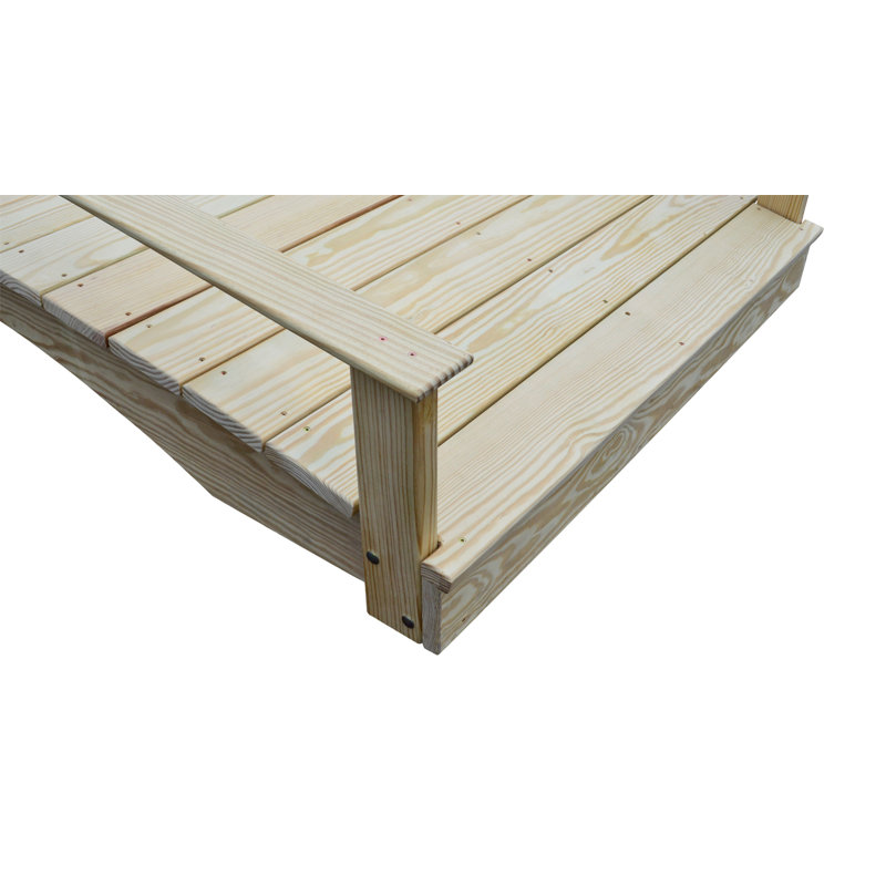 Pont de jardin, Sans finition, H 22 po x l 93 po x P 38 po