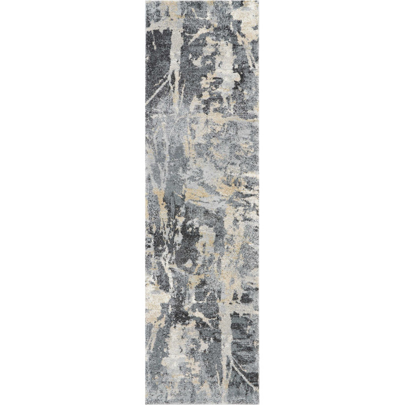 Favermann Abstract Indoor Rug, Runner 2'2" x 7'6"