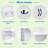 4-in-1 Tall Modern Hall Tree With Shoe Storage,  Cabinets, Coat Hooks, Metal Handles And Adjustable Shelves-930023782