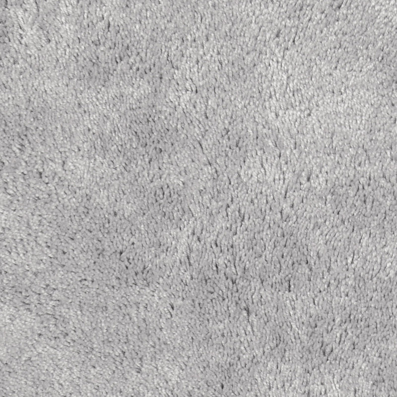 Billy-Dean Nylon Bath Rug with Non-Slip Backing, 24" W x 40" L, Platinum Gray