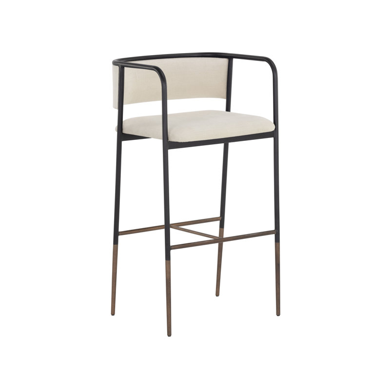 Brenan 25.5'' Counter Stool, Counter Stool (25.5” Seat Height), Cream