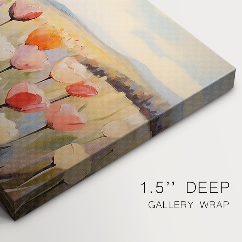 Botanical Series-CLVI- Gallery Wrapped Canvas -Ready to Hang, 12" H x 30" W
