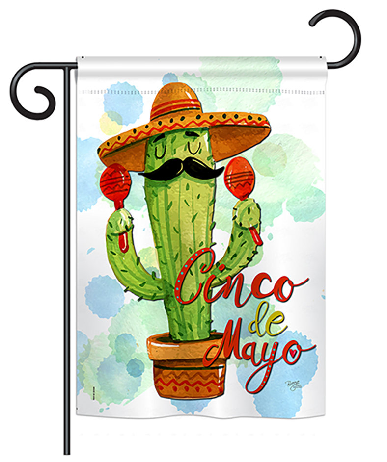 Double Sided 18.5'' H x 13'' W Polyester Garden Flag Breeze Decor