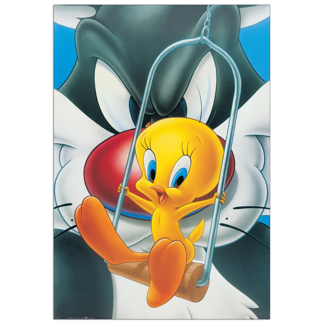 Panel Warner Bros. - Sylvester und Tweety, Grafikdruck