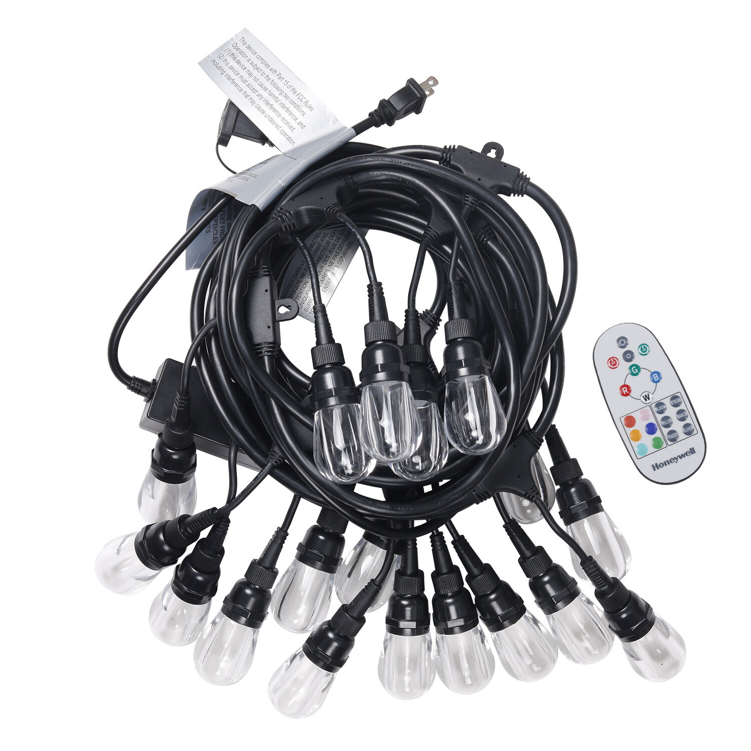 Honeywell 36' LED Color Changing String Light Set With Remote