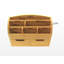 Wood Wall Organizer with Key Hooks