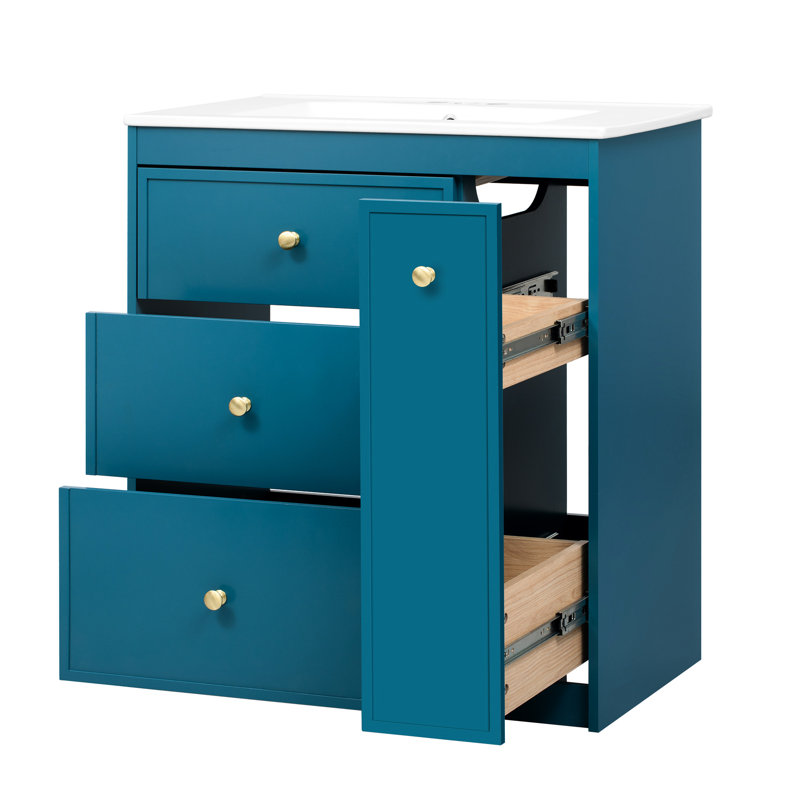 Meuble-lavabo avec lavabo en céramique 30 po Zimmermann