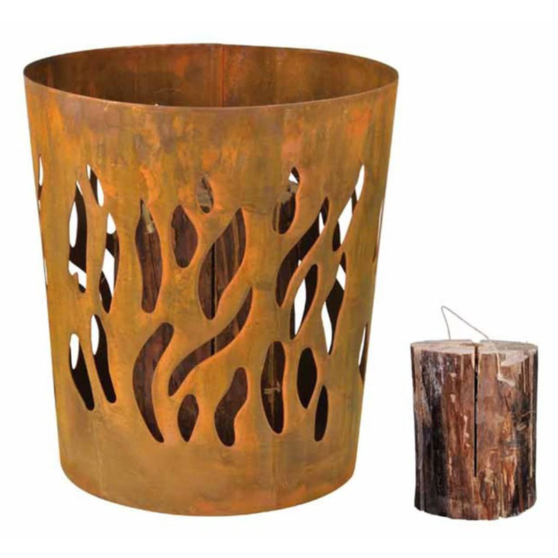Esschert Design Fire Basket Rust Round