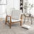 Koutsky Upholstered Accent Chair with Ottoman-582407009