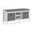 Shoe Bench With Cushion, Storage Bench For Entryway With Padded Seat, 2 Drawers And Adjustable Shelf