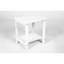Chaise de jardin surdimensionnée, blanche, à 5 niveaux et assise élargie blanche, avec roulettes 5 positions