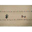 Tapis de style tribal ivoire 4 x 12